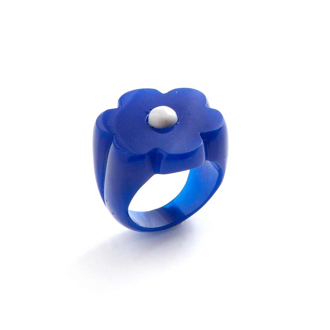 GERA RING ROYAL BLUE GRAY - designsix ONLINE SHOP