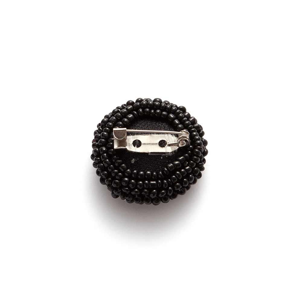 ORB BROOCH BLACK - designsix ONLINE SHOP