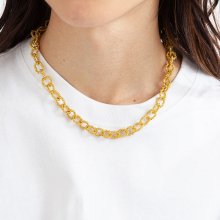 BE CHAIN NECKLACE RICH GOLD