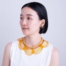 LITTLE JADE NECKLACE AMBER YELLOW