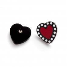 IN THE HEART PIERCE BLACK RED