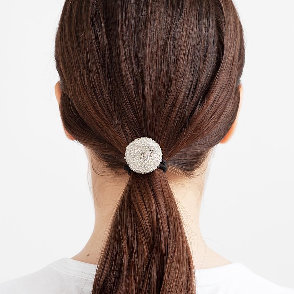 ORB HAIR RUBBER SILVER - designsix ONLINE SHOP