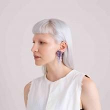 TIERED PIERCE LILAC ICE BLUE