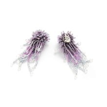 TIERED EARRING LILAC ICE BLUE