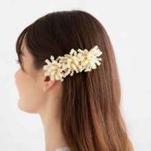 POM POM BARRETTE IVORY