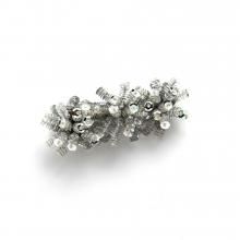 POM POM BARRETTE SILVER