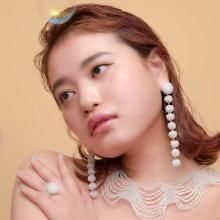 LONG DROP EARRING BUBBLE