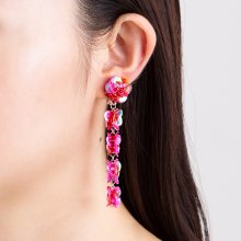 FIFI 5 EARRING MIX RED PINK