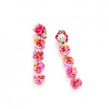 FIFI 5 EARRING MIX RED PINK