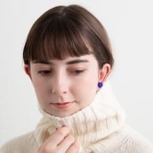 SEED EARRING ROYAL BLUE