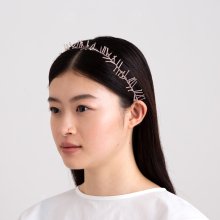 COMPLEX MULTI HAIRBAND CHAMPAGNE PINK CLEAR MULTI