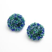 ASPEN EARRING MIX BLUE GREEN