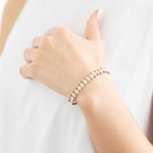 RAIL BRACELET SHINY WHITE