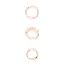 PEARL 3 RING CHAMPAGNE PINK
