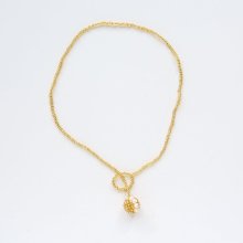 LINE PEARL NECKLACE GOLD