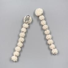 LONG DROP EARRING PEARL