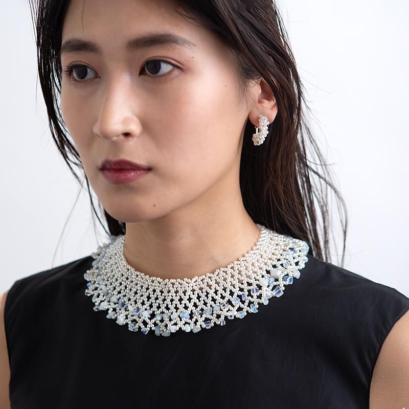 LACEY NECKLACE PEARL - designsix ONLINE SHOP LACEY NECKLACE PEARL - designsix ONLINE SHOP