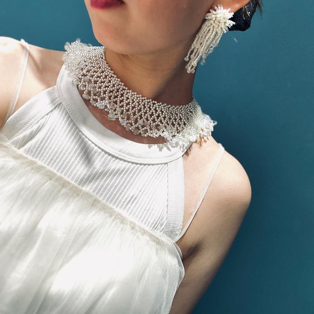 LACEY NECKLACE PEARL - designsix ONLINE SHOP LACEY NECKLACE PEARL - designsix ONLINE SHOP