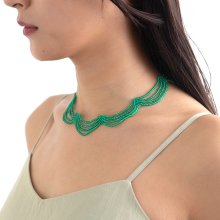 <img class='new_mark_img1' src='https://img.shop-pro.jp/img/new/icons8.gif' style='border:none;display:inline;margin:0px;padding:0px;width:auto;' />HALF JADE NECKLACE CLEAR EMERALD GREEN