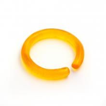 LOOP EAR CUFF CLEAR AMBER