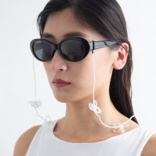 PETAL GLASSES CHAIN CLEAR CLEAR