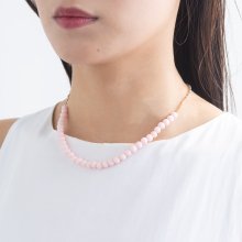 NEWPORT LINE NECKLACE BABY PINK CHAMPAGNE PINK