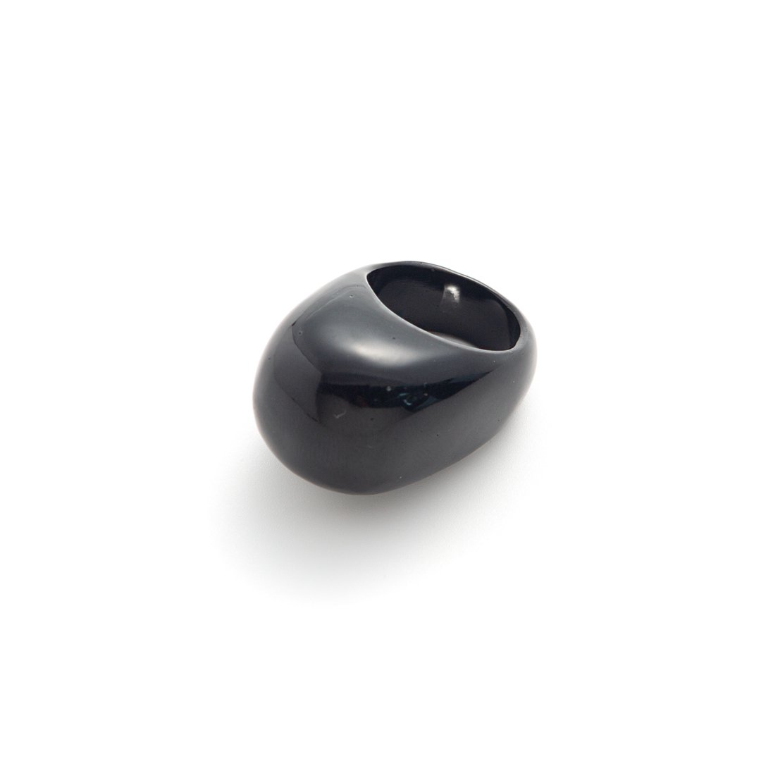 LAND RING BLACK - designsix ONLINE SHOP