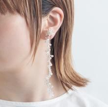 DEW EARRING SILVER