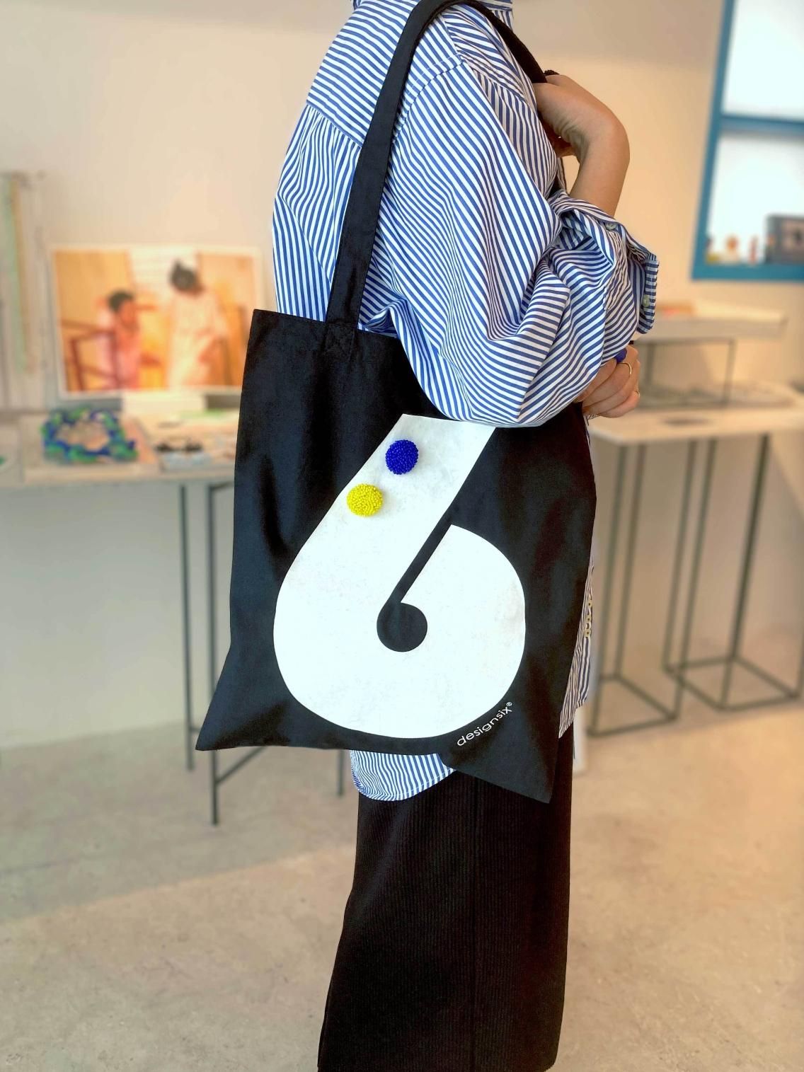 【超お買い得！】 SIX TOTE BLACK - designsix ONLINE SHOP バッグ
