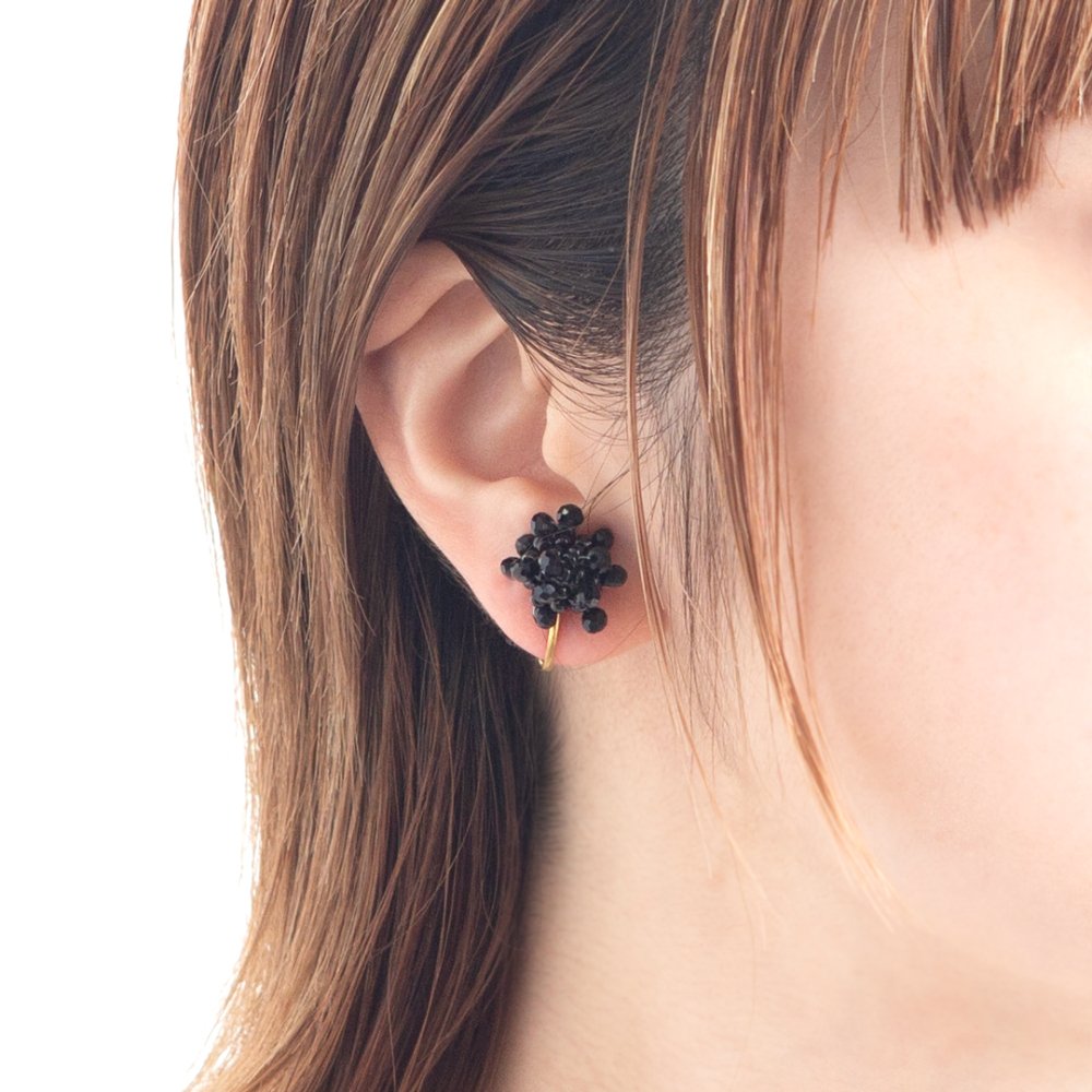 KILO SEED EARRING BLACK - designsix ONLINE SHOP