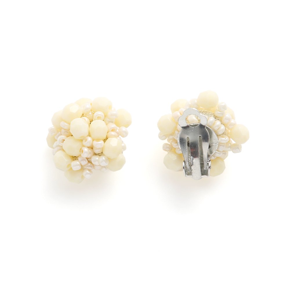 OTSU EARRING IVORY - designsix ONLINE SHOP