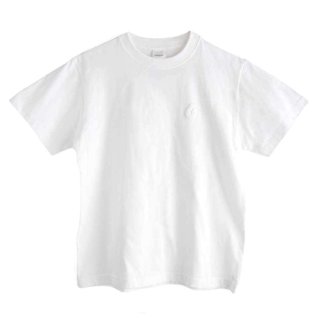 SIX T-SHIRT WHITE × WHITE - designsix ONLINE SHOP