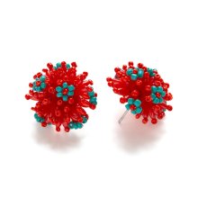 <img class='new_mark_img1' src='https://img.shop-pro.jp/img/new/icons8.gif' style='border:none;display:inline;margin:0px;padding:0px;width:auto;' />FLOWER NOVA PIERCE RED DEEP TURQUOISE