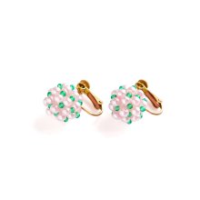 <img class='new_mark_img1' src='https://img.shop-pro.jp/img/new/icons8.gif' style='border:none;display:inline;margin:0px;padding:0px;width:auto;' />PETITE PEARL EARRING PINK PEARL EMERALD