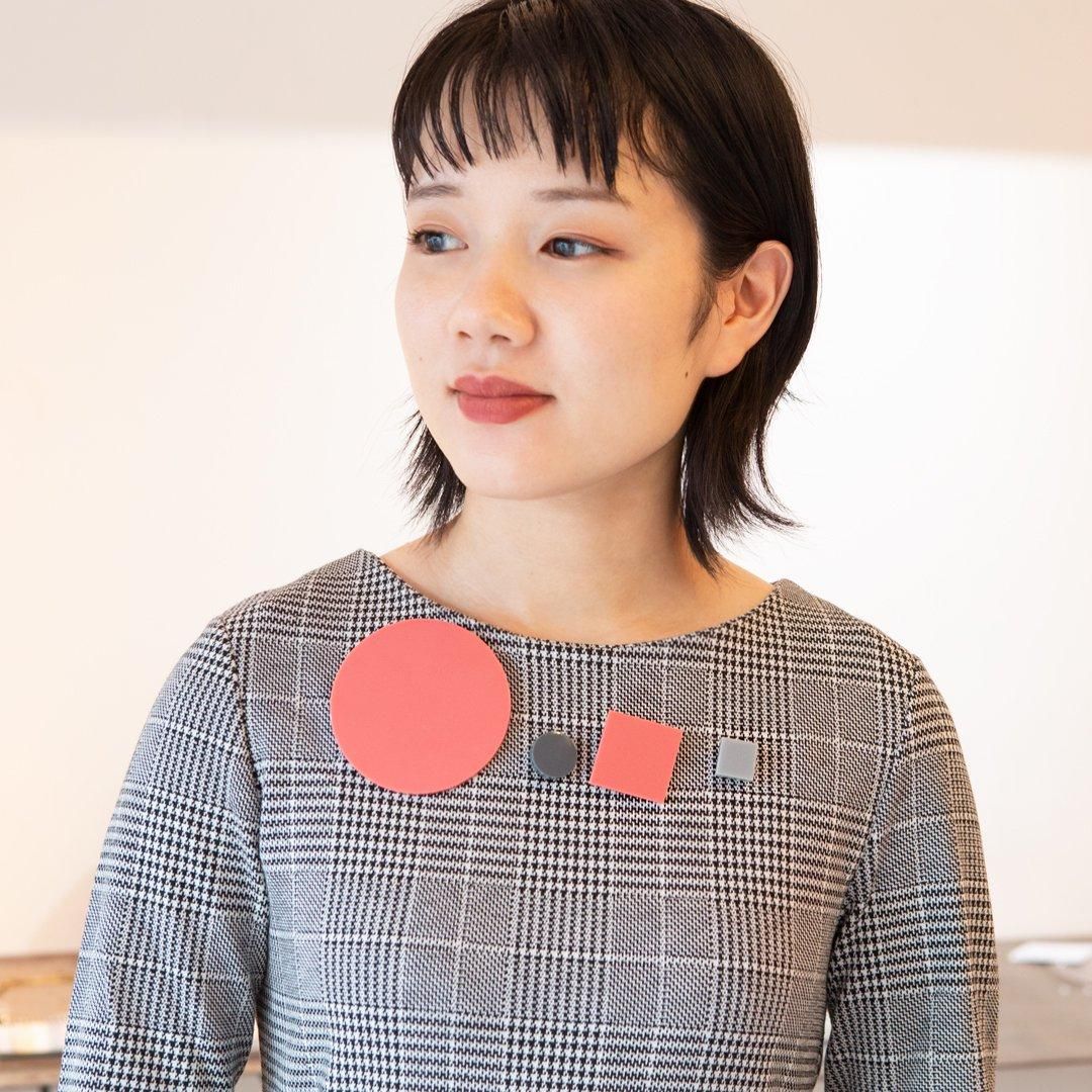 designsix meets Eiko Kadono】まんまる brooch - designsix