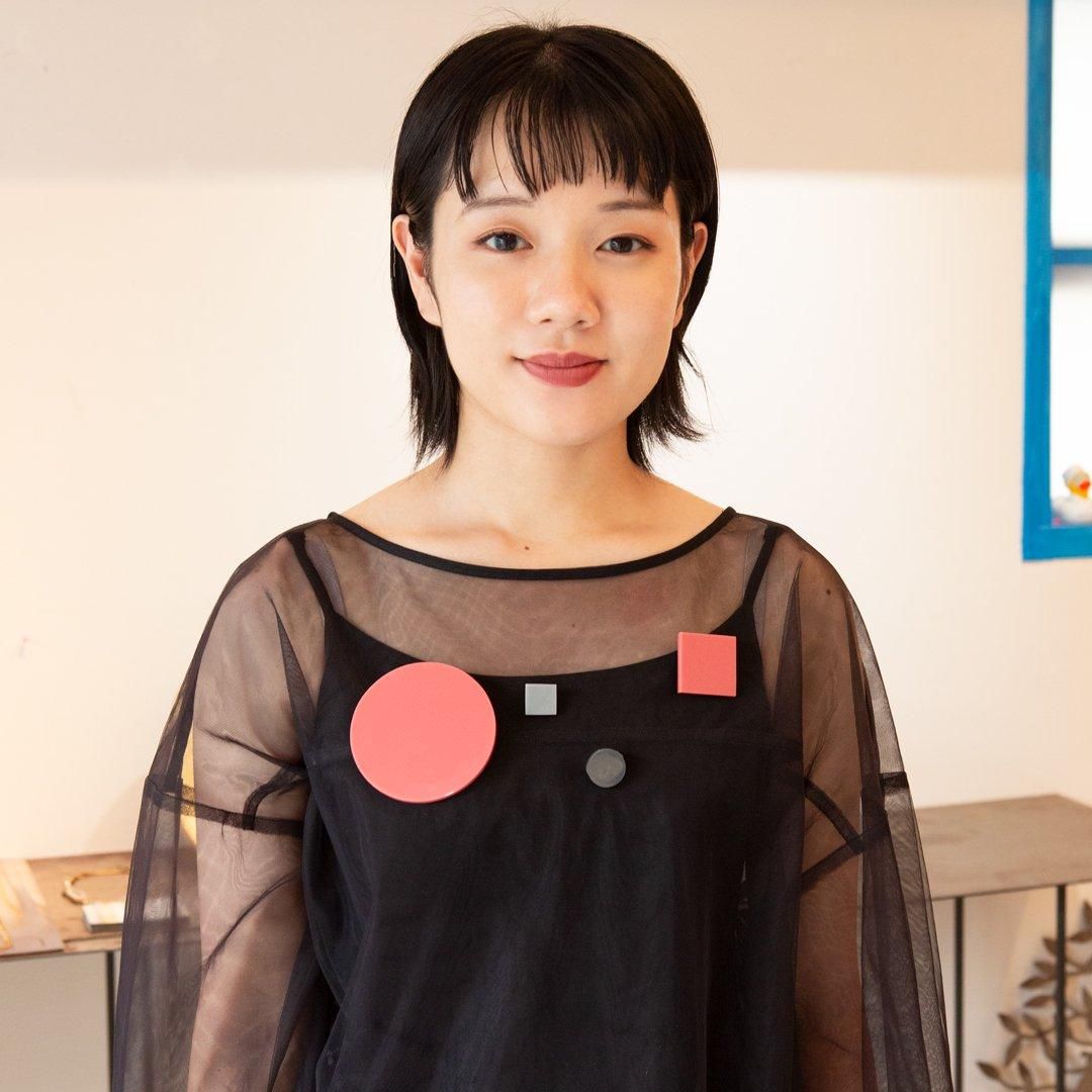 designsix meets Eiko Kadono】まんまる brooch - designsix