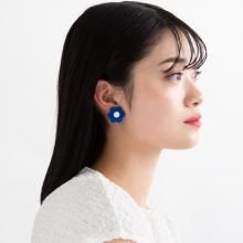 LARGE GERA PIERCE  ROYAL BLUE WHITE