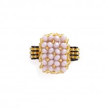 GEM RING GOLD LILAC