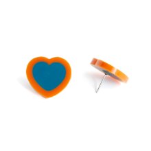 <img class='new_mark_img1' src='https://img.shop-pro.jp/img/new/icons8.gif' style='border:none;display:inline;margin:0px;padding:0px;width:auto;' />DOUBLE HEART PIERCE ORANGE DEEP TURQUOISE
