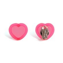 <img class='new_mark_img1' src='https://img.shop-pro.jp/img/new/icons8.gif' style='border:none;display:inline;margin:0px;padding:0px;width:auto;' />DOUBLE HEART EARRING NEON PINK PINK