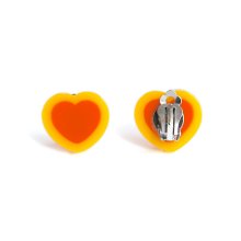 <img class='new_mark_img1' src='https://img.shop-pro.jp/img/new/icons8.gif' style='border:none;display:inline;margin:0px;padding:0px;width:auto;' />DOUBLE HEART EARRING YELLOW STRONG ORANGE