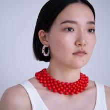 VANCOUVER NECKLACE RED