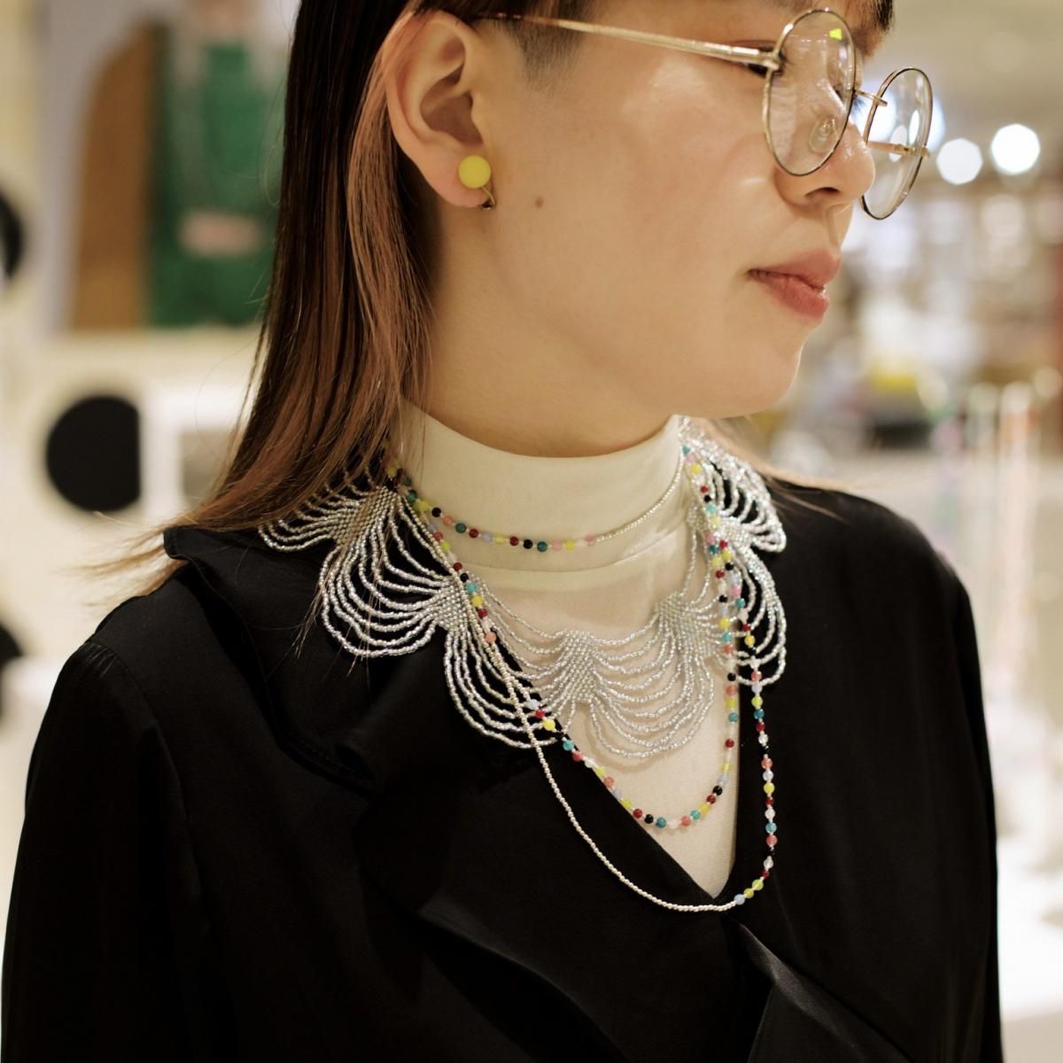 LITTLE JADE NECKLACE ICE BLUE - designsix ONLINE SHOP