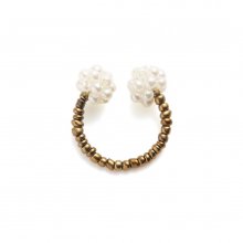 KATE EAR CUFF FIG PEARL