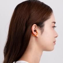 KATE EAR CUFF ORANGE BLACK