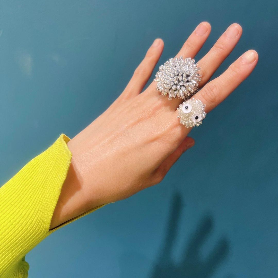 MONSTER FUNKY RING SILVER - designsix ONLINE SHOP