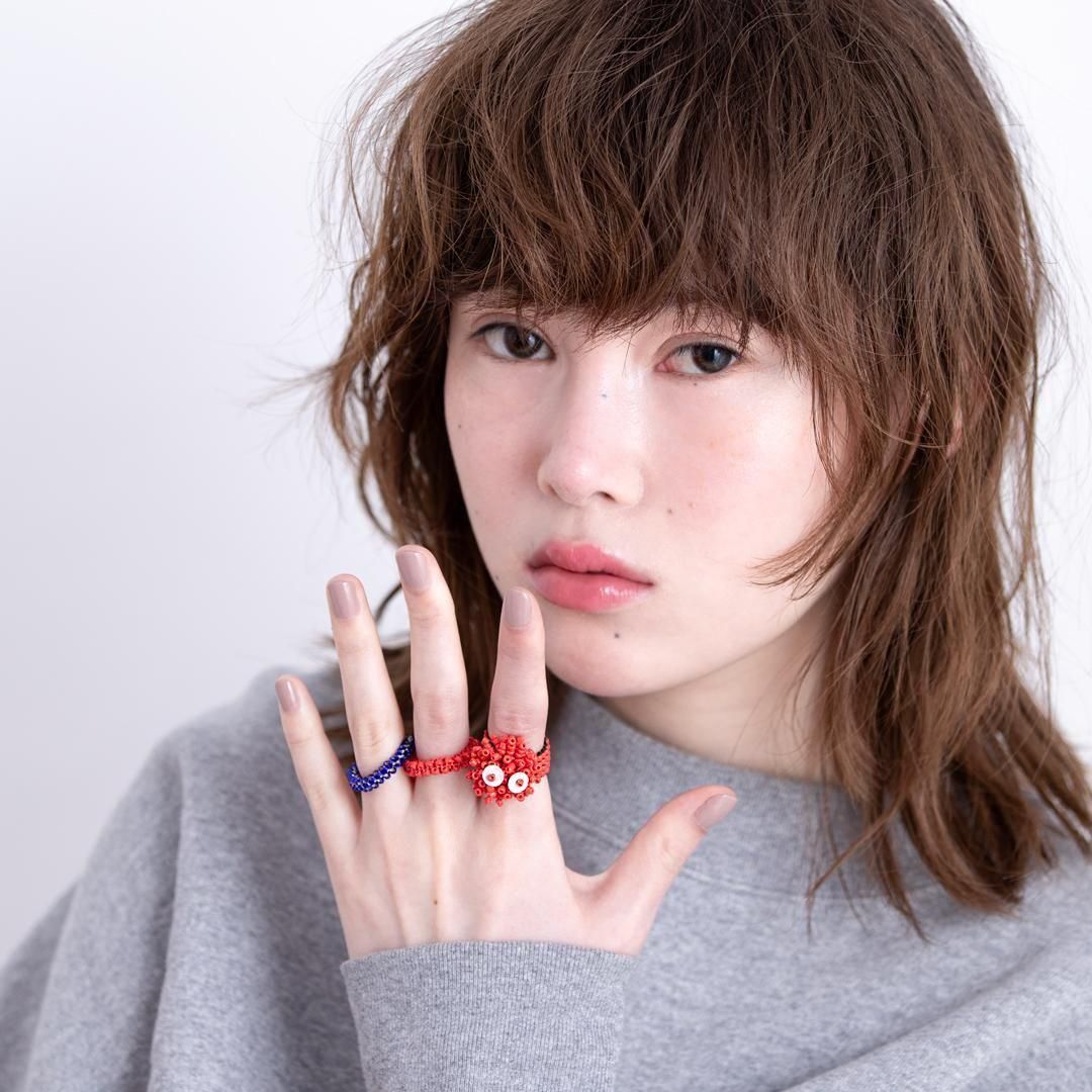 MONSTER FUNKY RING RED - designsix ONLINE SHOP