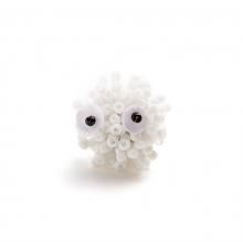 MONSTER FUNKY BROOCH WHITE