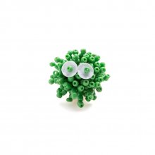 MONSTER FUNKY BROOCH GREEN