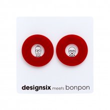 󥰡meets bonponۤޤ&#12316; earring RED